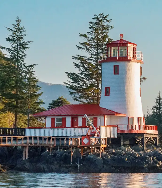 Alaskan Boat Cruises Lighthouse